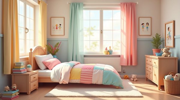 Des rideaux chambre enfant pour une ambiance magique et joyeuse